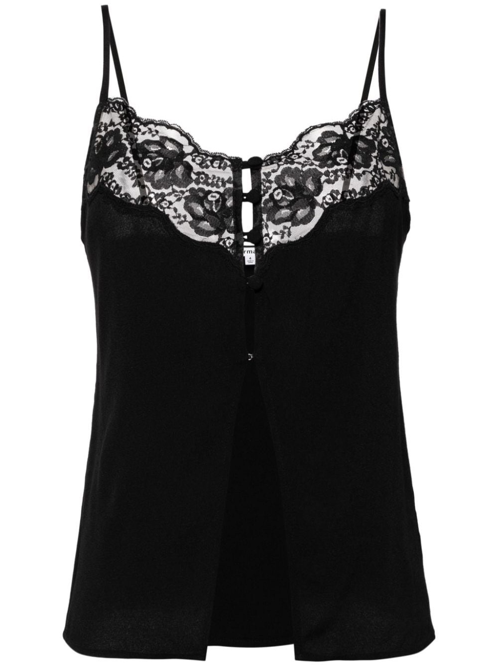 Reformation Esmeralda Satin Lace Top